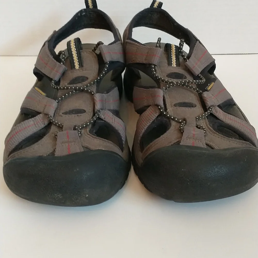 Keen Venice H2 Sandal,‎ Men Size 8.5, Euro 41, Gray And Orange, Waterproof, Hike